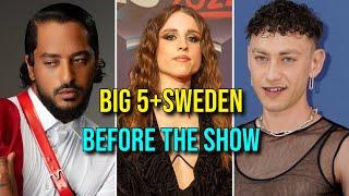 BIG 5+SWEDEN RANKING - Eurovision 2024 #eurovision