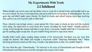 Gandhi's "My Experiments with Truth" Chapter 2: Childhood (Summary/Notes)