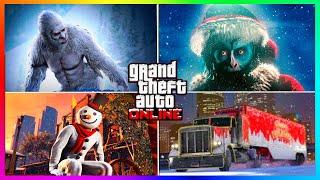 ALL NEW Christmas Events, GOOCH, Snowmen, YETI, Truck, SNOW Outfit, GTA 5 DLC 2024 GTA Online Update