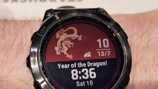 Garmin Fenix 7 Solar with Chinese New Year picture