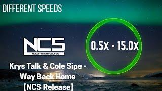 (Different Speeds) Krys Talk & Cole Sipe - Way Back Home [NCS Release]