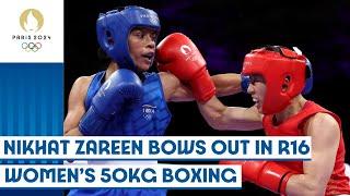 Nikhat Zareen  Bows out of Women's Boxing 50kg Event  | Paris 2024 highlights