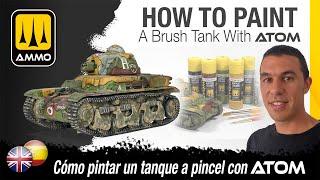 How to Brush Paint Camouflage with ATOM/ Cómo Pintar Camuflajes a Pincel con ATOM