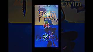 Breath Of The Wild Vs Genshin Impact #shortsfeed #edit #botw #zelda #totk #genshinimpact #genshin