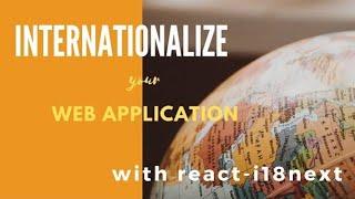 Internationalize with react-i18next