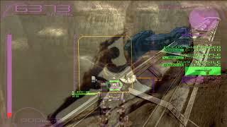 Armored Core Nexus — Missile guiding in ACs be like: