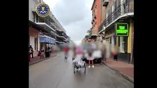 Watch: FBI releases new video of Shamsud-Din Jabbar scouting out Bourbon Street for potential places