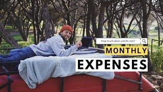 1 MONTH VAN LIFE EXPENSES  - How Much Does It Cost? (Step by Step!)