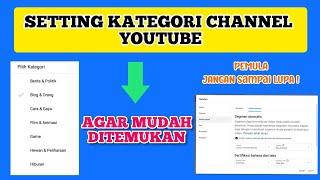 Cara Menambahkan Kategori Channel Youtube Pada Video