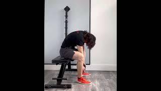 Seated Jefferson’s Curl - segmental flexion and erector spinae strengthening