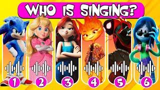 Who is singing? Elemental 2023, Ruby Gillman, Teenage Kraken, Super Mario Bros, Spiderman