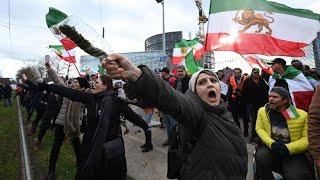 Tausende bei Iran-Protest vor EU-Parlament in Straßburg