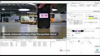 Canada Automatic License Plate Recognition ALPR Camera ANPR Cameras LPR Camera Demo