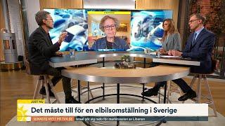 Därför minskar elbilsförsäljningen i Sverige | Nyhetsmorgon | TV4 & TV4 Play