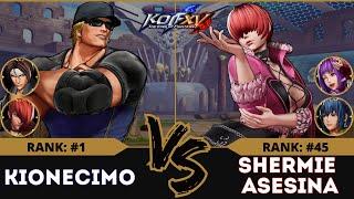 KOFXV⭐KIONECIMO (Kyo/Clark/Iori) vs SHERMIE ASESINA (Shermie/Athena/Leona)⭐Ranked Match - 09/24