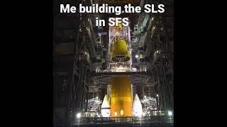 NASA Stacking The SLS With SFS Building Music | SFS #sfs #shorts