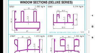 Catalogue For Domal Series & Regular Series Sliding Window with Casement Window Sections