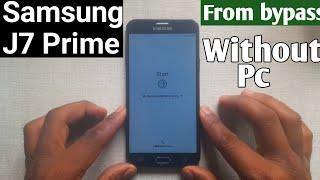 Samsung J7 prime frp bypass // Samsung j7 prime Google account bypass without PC #2024