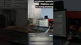 After a windows updatescreen brightness issues solved #shorts