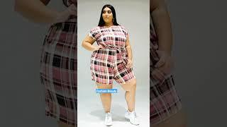 Glamorous models lifestyle curvy woman in Take a moment style. plus size women fashion beauty.