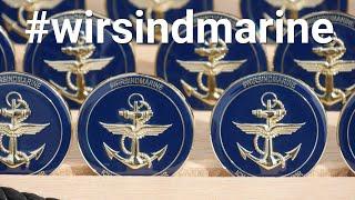 Bundeswehr Coin "Wir sind Marine" Front und Rückseite / Detailaufnahmen #wirsindmarine