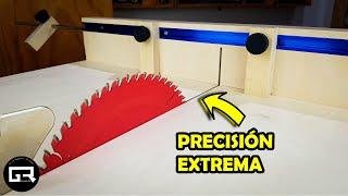 GUIA de CORTE para SIERRA de MESA [PASO a PASO] | CROSS cut SLED for TABLE SAW