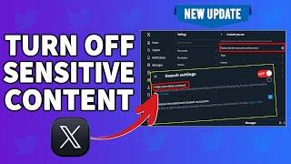 How to turn off sensitive content on X (Twitter)