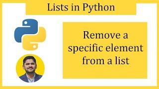 Remove a specific element from a Python list using the remove() method | Amit Thinks