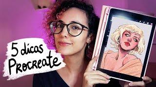 5 DICAS DE DESENHO NO PROCREATE