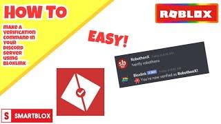How to make verification command in your Discord server using Bloxlink | SmartBlox