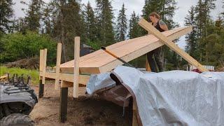 Alaskan Solo Cabin Build Part 2