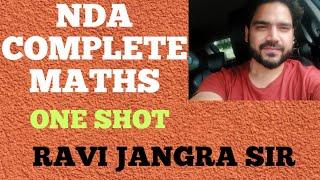 NDA COMPLETE MATHS ONE SHOT | RAVI JANGRA SIR