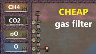 Oxygen Not Included: Low power gas filer /w automation