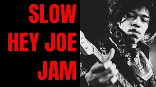 Slow Hey Joe Jam | Hendrix Style Guitar Backing Track (E Minor)