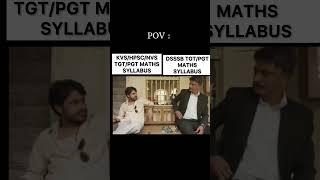 DSSSB MATHS SYLLABUS VS HPSC/KVS/NVS #motivation #dsssbmaths #funnyvideo #viralshort #romikabhargav