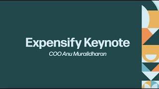 Expensify COO Anu Muralidharan, AcuityCon 2022