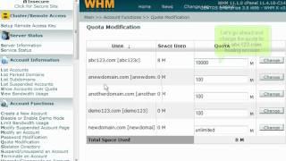 How to modify an account's quota - www.planethippo.com