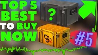 Top 5 BEST CASES To Buy Right NOW For CS2 Investing