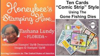 Ten Cards - "Comic Strip"  Style : Stampin' Up!