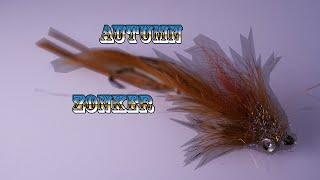 Flytying Trout Zonker streamer(AutumnZonker)