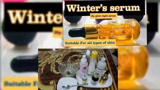 Glowing winter serum best for #dull #damage skin