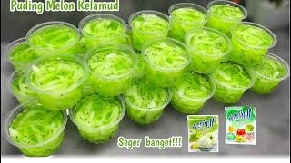 Ternyata banyak yang suka ‼️ Puding Melon Kelamud bikinya simpel Modal Kecil