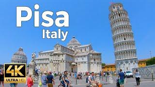 Pisa, Italy Walking Tour (4k ultra hd 60fps) – With Captions