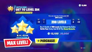 Can You BUY To MAX LEVEL in Fortnite SEASON 4?!