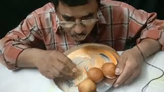 Eating Misur Bondalu Tamoto CHETNY // Food World VR //IndiaFood // Morning break fast food