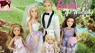 Barbie and Ken get Married - Doll Stories - Barbie Wedding Playset - Titi Toys