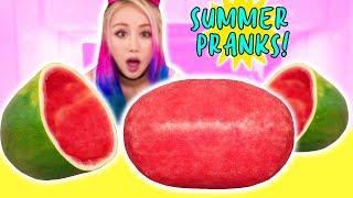 10 Funny Summer Pranks! Prank Wars!