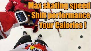 Max skating speed, Shift performance on your WRIST ! HockeyTracker for players, goalies and coaches