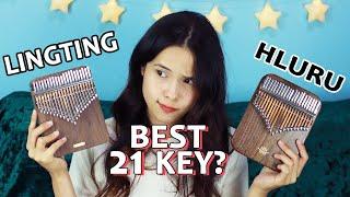 Which 21 key kalimba is better? LINGTING vs HLURU kalimba with sound comparison