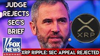 XRP RIPPLE: U.S. SEC files last-minute opening brief against Ripple challenging 2023 ruling